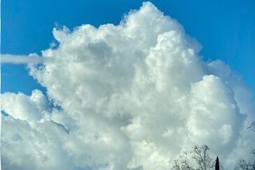 picture of cumulous clouds