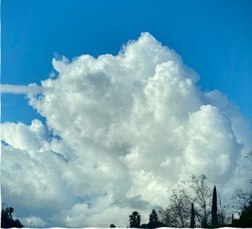 picture of cumulous clouds